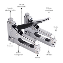 Load image into Gallery viewer, Nail Gun U Type / T Type / Door Type Nail Universal Nailer, Nailer, With Handle Case, With 1000 PCS Nails, With Handle Case &amp; 1000 PCS Nails
