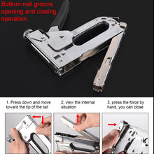Load image into Gallery viewer, Nail Gun U Type / T Type / Door Type Nail Universal Nailer, Nailer, With Handle Case, With 1000 PCS Nails, With Handle Case &amp; 1000 PCS Nails