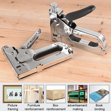 Load image into Gallery viewer, Nail Gun U Type / T Type / Door Type Nail Universal Nailer, Nailer, With Handle Case, With 1000 PCS Nails, With Handle Case &amp; 1000 PCS Nails