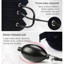 Load image into Gallery viewer, Household Full Cashmere Cervical Traction Instrument Neck Protection Inflatable Cervical Spine Massage Instrument, Full Cashmere (Black), Full Cashmere (Coffee), Full Cashmere (Grey), Full Cashmere (Blue), Full Cashmere (Purple), Full Cashmere (Rose Red)