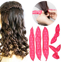 Load image into Gallery viewer, 20 PCS Cute Wave Point Hair Curler Sleeping Rabbit Ear Hair Roll
