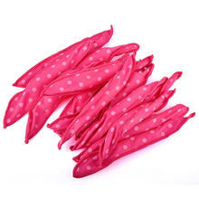 Load image into Gallery viewer, 20 PCS Cute Wave Point Hair Curler Sleeping Rabbit Ear Hair Roll