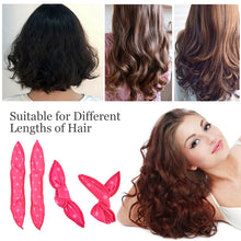 Load image into Gallery viewer, 20 PCS Cute Wave Point Hair Curler Sleeping Rabbit Ear Hair Roll