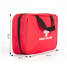 Load image into Gallery viewer, 234 In 1 Portable Home Outdoor Emergency Supplies Kit Survival Rescue Box, 26x18x8cm (Green), 26x18x8cm (Red)