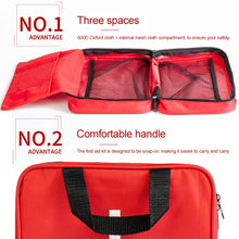 Load image into Gallery viewer, 234 In 1 Portable Home Outdoor Emergency Supplies Kit Survival Rescue Box, 26x18x8cm (Green), 26x18x8cm (Red)