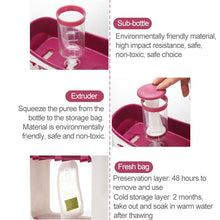 Load image into Gallery viewer, 50 PCS Puree Extruder Squeeze Pouch Food Distribution Storage Bag, Compatible with HC14554 Food Dispenser, Storage Bag