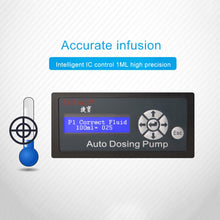 Load image into Gallery viewer, Jebao DP-2 4W Auto Dosing Pump Peristalsis Pump 2-Channel Dosing Aquarium Tank Coral Reef Automatic Feeder Liquid Dispenser, US Plug, DP-2 4W