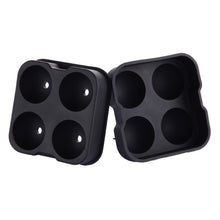 Load image into Gallery viewer, Ball Shape 4-Grid Silicone Ice Cube Mold, Ball Shape