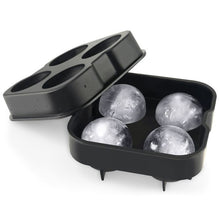 Load image into Gallery viewer, Ball Shape 4-Grid Silicone Ice Cube Mold, Ball Shape