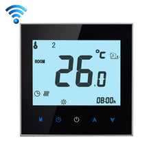 Load image into Gallery viewer, BHT-1000-GA-WIFI 3A Load Water Heating Type Touch LCD Digital WiFi Heating Room Thermostat, Display Clock / Temperature / Periods / Time / Week / Heat etc., BHT-1000 3A (Black), BHT-1000 3A (White)