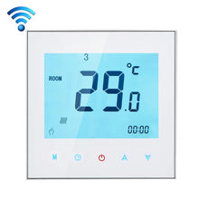 Load image into Gallery viewer, BHT-1000-GA-WIFI 3A Load Water Heating Type Touch LCD Digital WiFi Heating Room Thermostat, Display Clock / Temperature / Periods / Time / Week / Heat etc., BHT-1000 3A (Black), BHT-1000 3A (White)