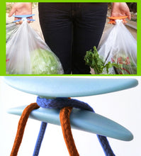 Load image into Gallery viewer, Portable Shopping Helper Hand Tool I-shaped Plastic Bag Holder Food Dish Carrying Lifting Handle
