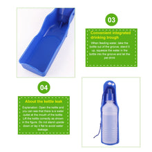 Load image into Gallery viewer, 250ml Outdoor Portable Dog / Pet Water Bottle, Random Color Delivery, 250ml Pet Water Bottle