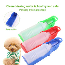 Load image into Gallery viewer, 250ml Outdoor Portable Dog / Pet Water Bottle, Random Color Delivery, 250ml Pet Water Bottle