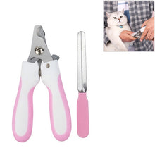 Load image into Gallery viewer, Pet Nail Clippers and Polisher Set, Size: Small, Small Pink, Small Blue