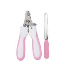 Load image into Gallery viewer, Pet Nail Clippers and Polisher Set, Size: Small, Small Pink, Small Blue
