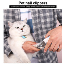 Load image into Gallery viewer, Pet Nail Clippers and Polisher Set, Size: Small, Small Pink, Small Blue