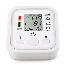 Load image into Gallery viewer, LCD Fully Automatic Upper Arm Style Blood Pressure Monitor