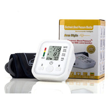 Load image into Gallery viewer, LCD Fully Automatic Upper Arm Style Blood Pressure Monitor