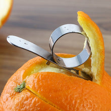 Load image into Gallery viewer, 5 PCS Stainless Steel Finger Open Orange Peeler Parer Tool, 5 PCS Stainless Steel
