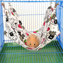 Load image into Gallery viewer, Pet Canvas Hammock Nice And Warm Cat Hammock Hamster Mat Nest Pet Bed,Medium,Size:33*30cm,Random Color Delivery, Size:33*30cm