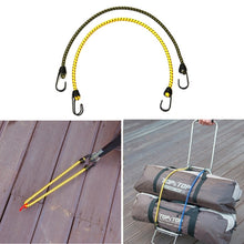 Load image into Gallery viewer, 2 PCS Outdoor Tent Crude Elastic Rope Tied High Luggage Rope Clothesline Camping, Length: 60cm, Diameter: 8mm, Random Color Delivery