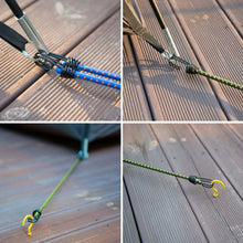 Load image into Gallery viewer, 2 PCS Outdoor Tent Crude Elastic Rope Tied High Luggage Rope Clothesline Camping, Length: 60cm, Diameter: 8mm, Random Color Delivery