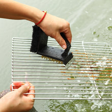 Load image into Gallery viewer, Outdoor Barbecue Cleaning Brush Camping Picnic BBQ Copper Wire Grill Three In One Right Angle Copper Wire Triangular Brush, BBQ Copper Brush
