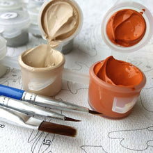 Load image into Gallery viewer, DIY Creative Paint By Numbers Oil Painting Lion Couple Art Painting without Framework, Size: 40*50 cm