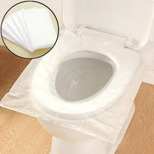 Load image into Gallery viewer, 50 PCS Travel Disposable Toilet Seat Cover Mat Toilet Paper Pad, 50 PCS Toilet Seat Cover