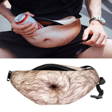 Load image into Gallery viewer, Creative Funny Anti-harassment Artificial Belly Shape Outdoor Bags, Multifunctional Portable Unisex Sports Belly Waist Bag, HC0879A, HC0879B, HC0879C, HC0879D, HC0879E, HC0879F