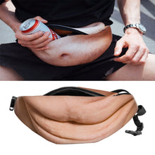 Load image into Gallery viewer, Creative Funny Anti-harassment Artificial Belly Shape Outdoor Bags, Multifunctional Portable Unisex Sports Belly Waist Bag, HC0879A, HC0879B, HC0879C, HC0879D, HC0879E, HC0879F