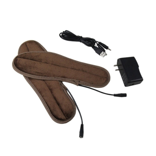 USB Electric Powered Heated Insoles Keep Feet Warm Pad with USB Cable & Power Adapter, Size: 41-42 yard