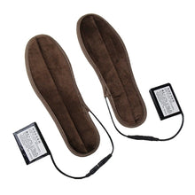 Load image into Gallery viewer, Lithium Battery Powered &amp; Rechargeable Heated Insoles Keep Feet Warm Pad, Keep Warm 8-9 hours, Size: 39-40 yard
