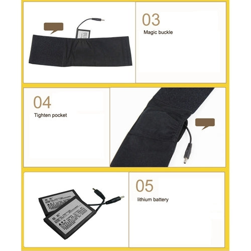 Lithium Battery Powered & Rechargeable Heated Insoles Keep Feet Warm Pad, Keep Warm 8-9 hours, Size: 39-40 yard