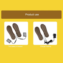 Load image into Gallery viewer, Lithium Battery Powered &amp; Rechargeable Heated Insoles Keep Feet Warm Pad, Keep Warm 8-9 hours, Size: 43-44 yard, Size: 43-44yard