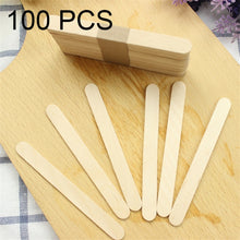 Load image into Gallery viewer, 100 PCS 15cm Wooden Spatulas Wipe Wax Tools Ice-cream Bar Sticks, Wipe Wax Tools