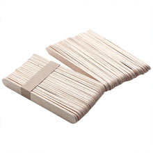 Load image into Gallery viewer, 100 PCS 15cm Wooden Spatulas Wipe Wax Tools Ice-cream Bar Sticks, Wipe Wax Tools