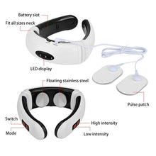 Load image into Gallery viewer, USB Charging 1300 mAh Electric Back Neck Shoulder Electrical Pulse Electric Shock Body Massager, USB Charging