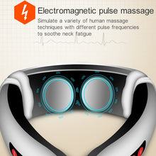 Load image into Gallery viewer, USB Charging 1300 mAh Electric Back Neck Shoulder Electrical Pulse Electric Shock Body Massager, USB Charging