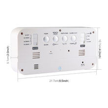 Load image into Gallery viewer, Multi-functional Large Screen LED Digital Music Alarm Clock with Time / Week / Temperature / Calendar Display &amp; Remote Control, DC 5V, Music Alarm Clock