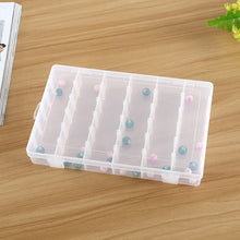 Load image into Gallery viewer, Plastic Organizer Container Storage Box Removable Grid Compartment for Jewelry Earring Fishing Hook Small Accessories, Size: Large, 36 Slots, 36 Slots