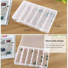 Load image into Gallery viewer, Plastic Organizer Container Storage Box Removable Grid Compartment for Jewelry Earring Fishing Hook Small Accessories, Size: Large, 36 Slots, 36 Slots