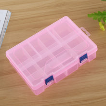 Load image into Gallery viewer, Double layer 8 Slots Plastic Jewelry Box Organizer Storage Container with Adjustable Dividers, 8 Slots (Purple), 8 Slots (White), 8 Slots (Pink), 8 Slots (Blue)