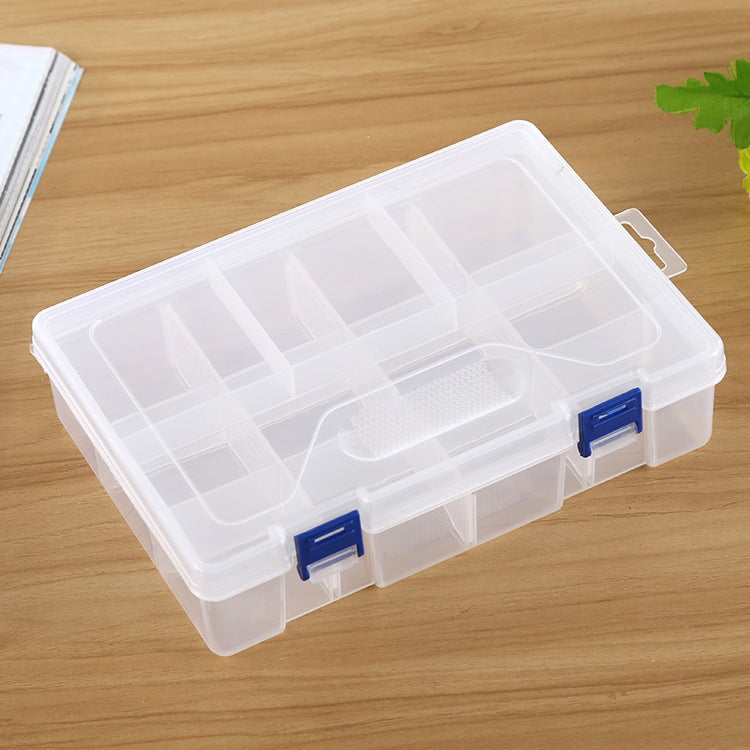 Double layer 8 Slots Plastic Jewelry Box Organizer Storage Container with Adjustable Dividers, 8 Slots (Purple), 8 Slots (White), 8 Slots (Pink), 8 Slots (Blue)