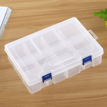 Load image into Gallery viewer, Double layer 8 Slots Plastic Jewelry Box Organizer Storage Container with Adjustable Dividers, 8 Slots (Purple), 8 Slots (White), 8 Slots (Pink), 8 Slots (Blue)