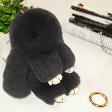 Load image into Gallery viewer, Lovely Dead Rex Rabbit Doll Pendant for Bag / Key Chains / Car ,Size: 15.0 x 14.0 x 8.0cm