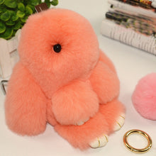 Load image into Gallery viewer, Lovely Dead Rex Rabbit Doll Pendant for Bag / Key Chains / Car ,Size: 15.0 x 14.0 x 8.0cm