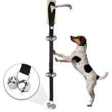 Load image into Gallery viewer, Pet Dog Training Bell Nylon Rope Traction Rope Doorbell Leash Dog Anti-lost Bell with 7 Bells