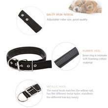 Load image into Gallery viewer, Foam Cotton  Polyester Pet Collars Pet Neck Strap Dog Neckband Cats Dogs Collars, 3.5cm x 57cm, 3.5cm x 57cm Black, 3.5cm x 57cm Blue, 3.5cm x 57cm Red